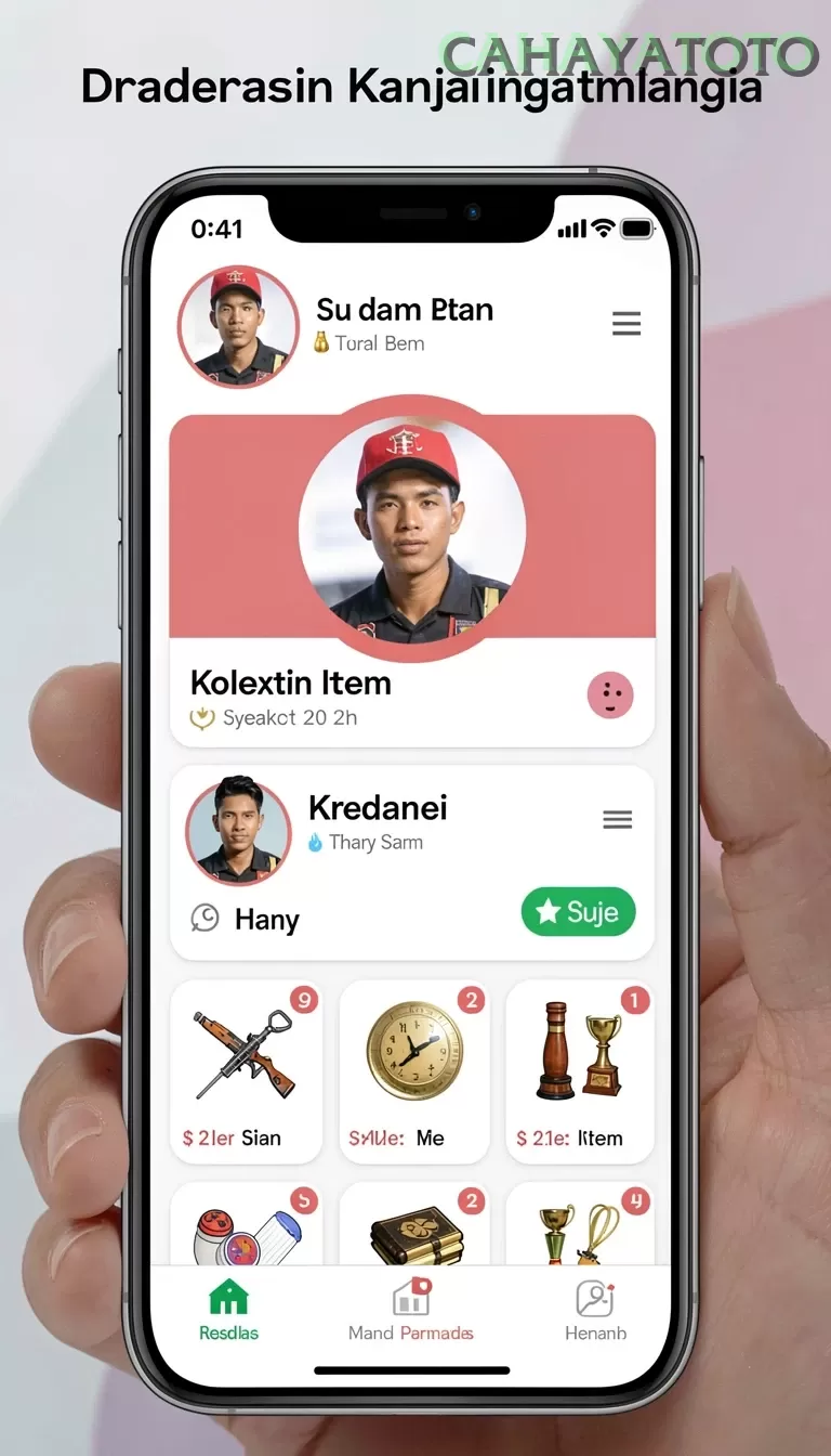 Cuplikan layar CRS99 — pengaturan akun