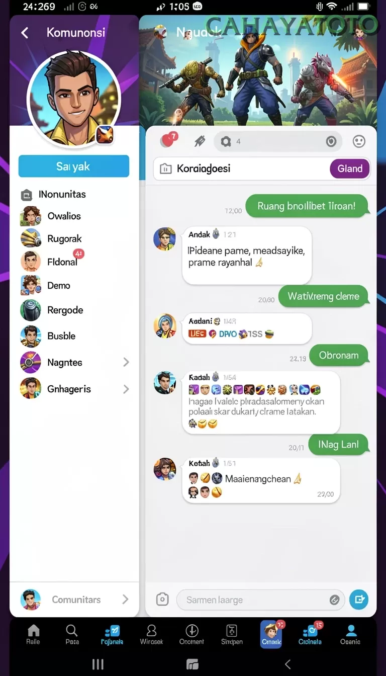 Cuplikan layar RPRPRP — halaman utama